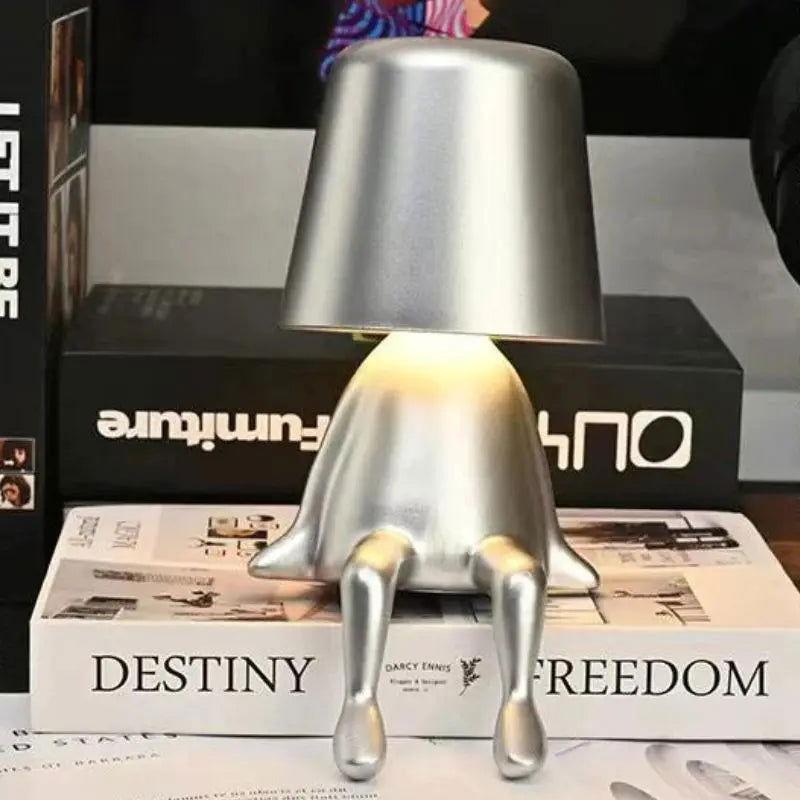 Lampe Bonhomme Design Assis Repos - Veilleuse de rêve