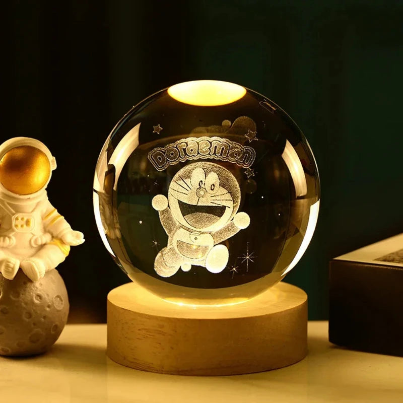 Lampe Boule Cristal Doraemon