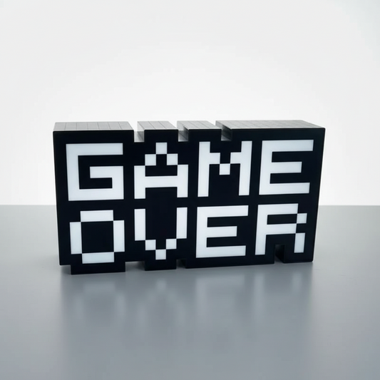 Lampe Bureau Gaming Game Over Veilleuse de rêve