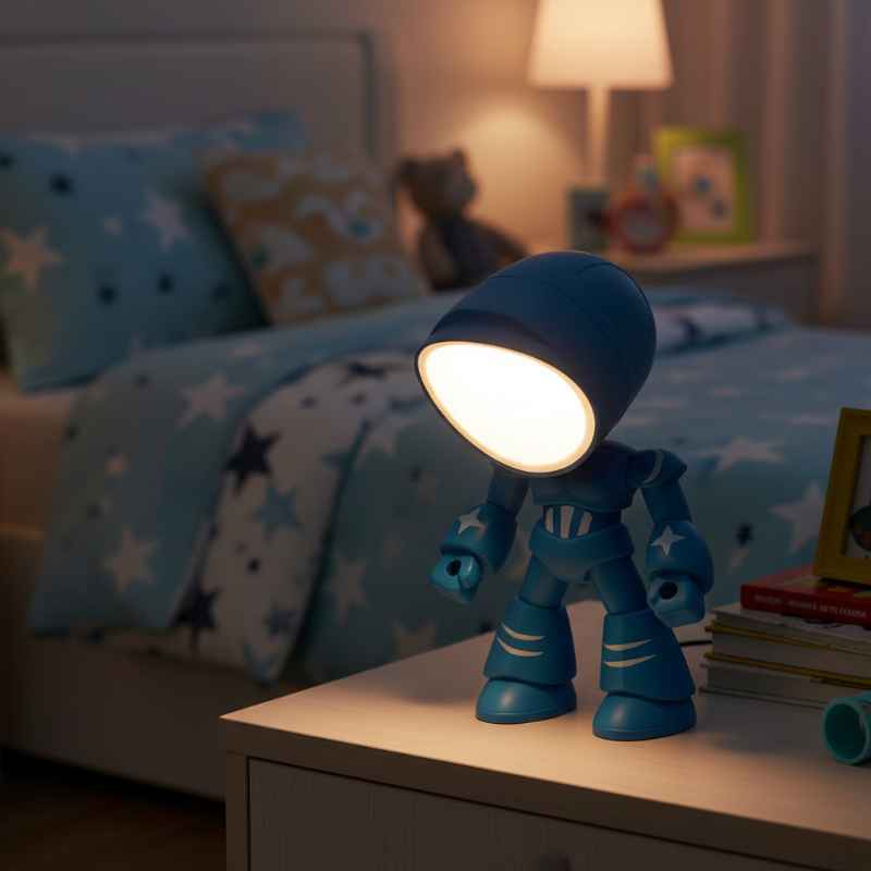 Robot Veilleuse De Nuit Rechargeable Sans Fil