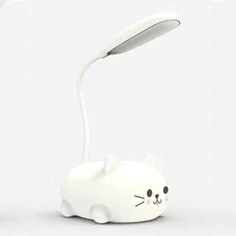 lampes chats blanc