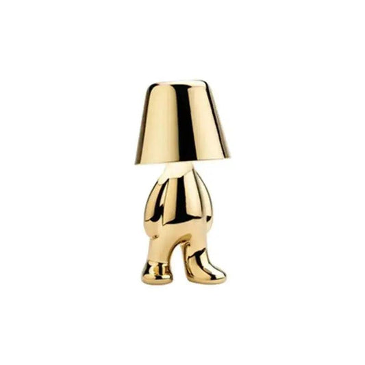 Lampe Chevet Dorée Petit Bonhomme - Veilleuse de rêve