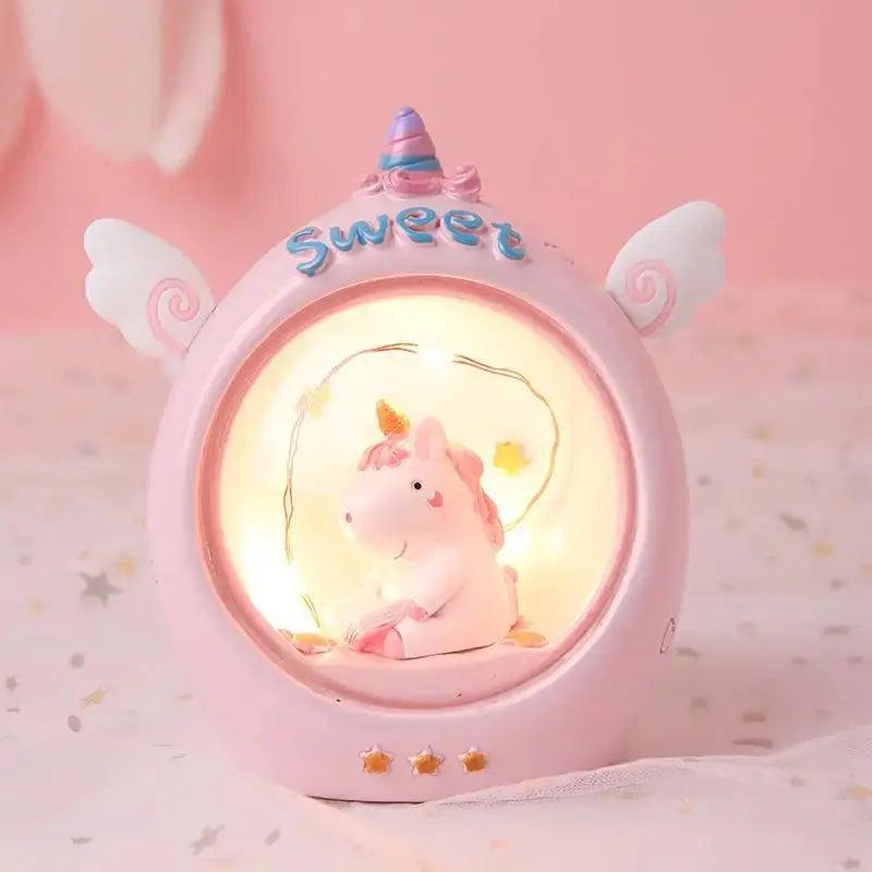 Lampe Chevet Licorne - Veilleuse de rêve 