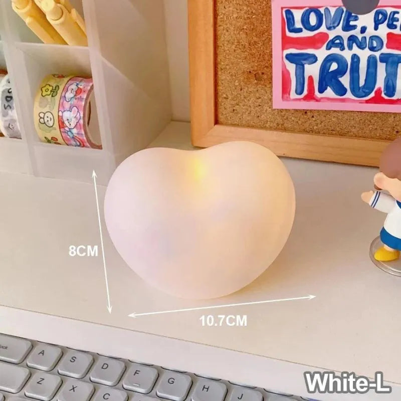 Lampe Coeur LED Blanc L
