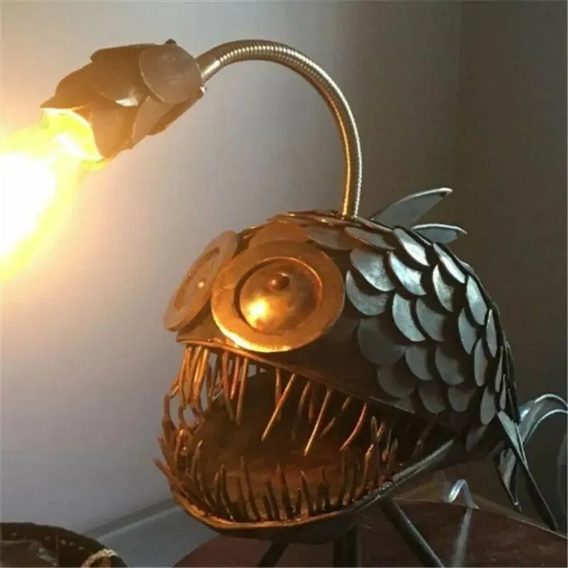 lampe de pecheur allumer