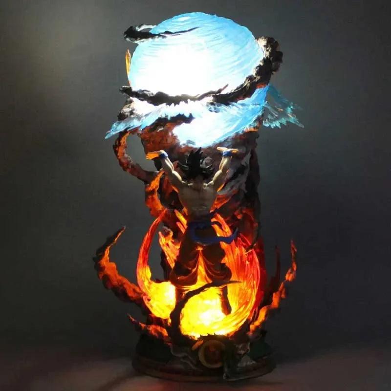 Lampe DBZ Figurine Goku Bombe Spirituelle - Veilleuse de rêve 