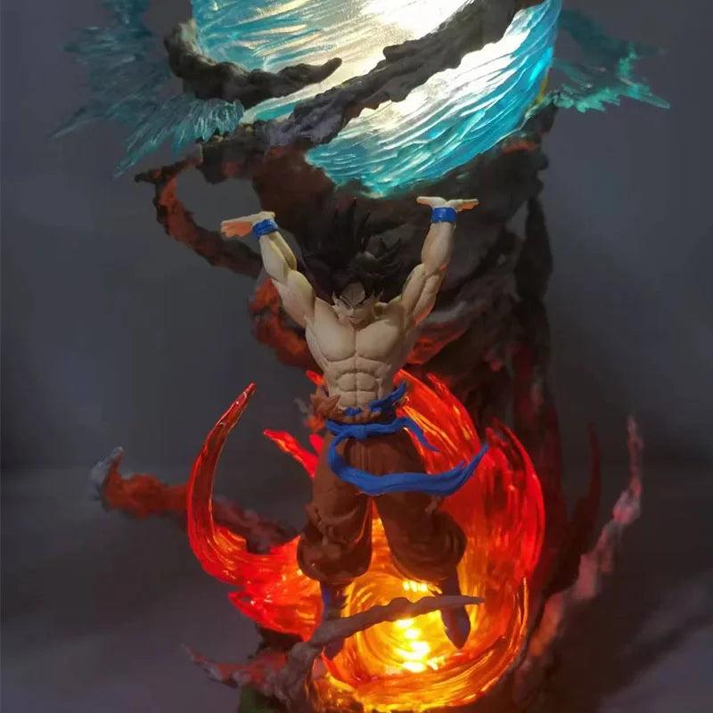 Lampe DBZ Figurine Goku Bombe Spirituelle - Veilleuse de rêve 