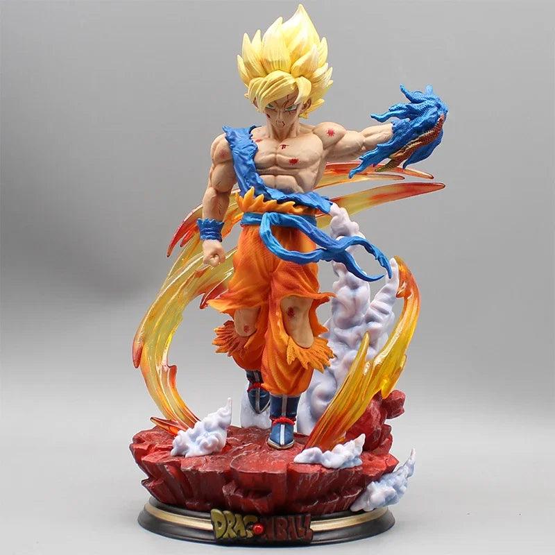 Lampe DBZ Figurine Goku en Super Saiyan - Veilleuse de rêve 