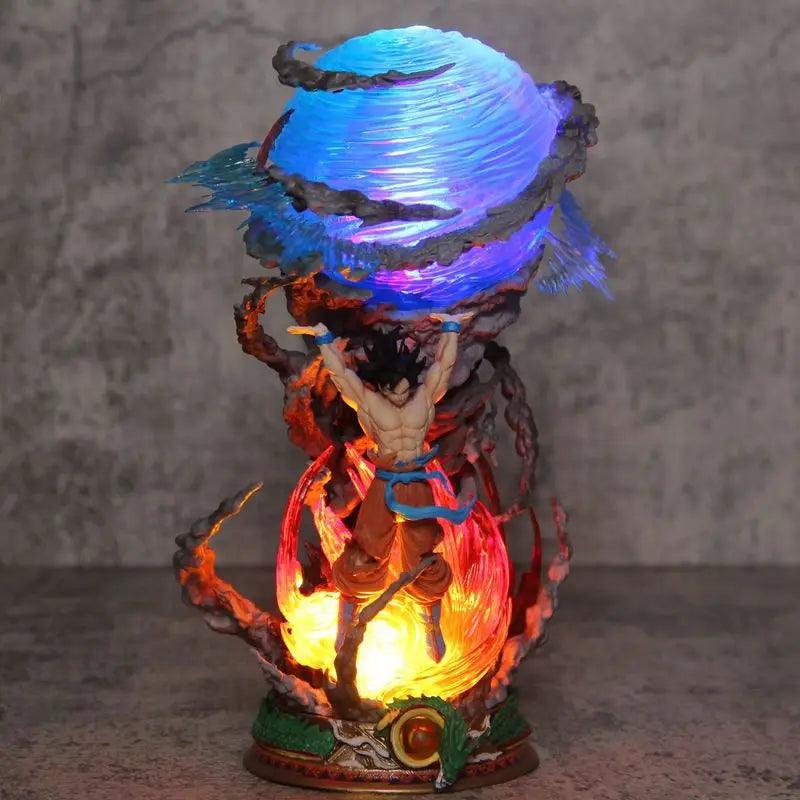 Lampe DBZ Figurine Goku Genkidama Led - Veilleuse de rêve 