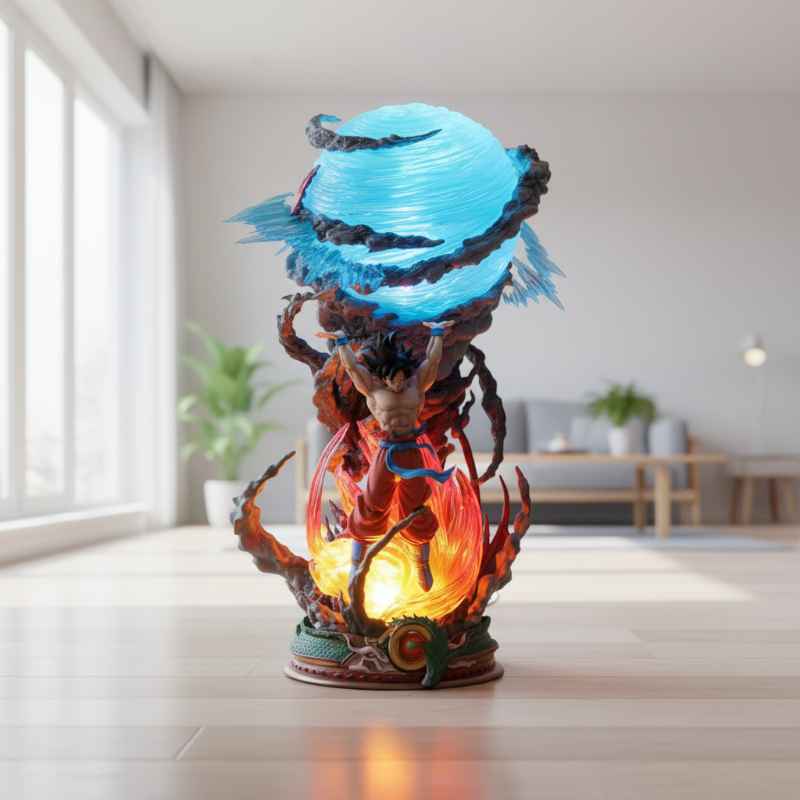 Dragon Ball Figurine Led Son Goku Genkidama
