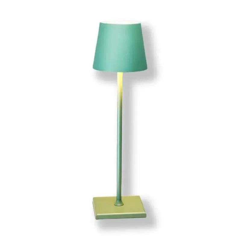 lampe chargement USB vert fond blanc