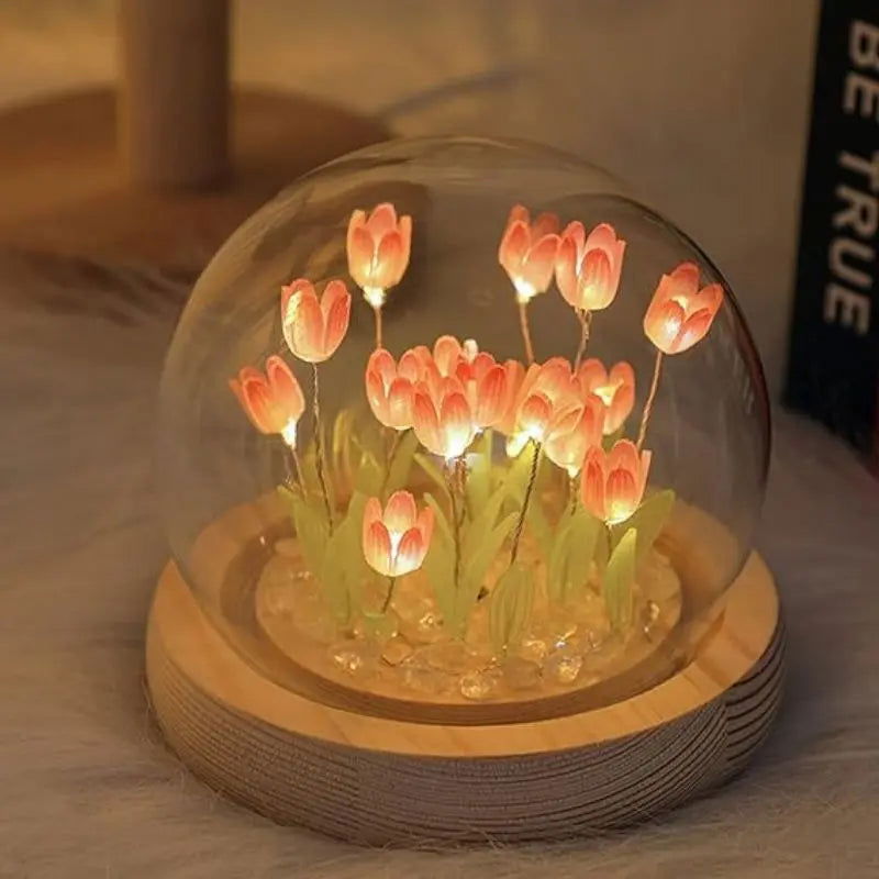 Lampe Fleur |  Tulipe - - Veilleuse de rêve | Veilleuse Fleurs | Tulipe Rose -  - #tag1# - #tag2# - #tag3# - #tag4#