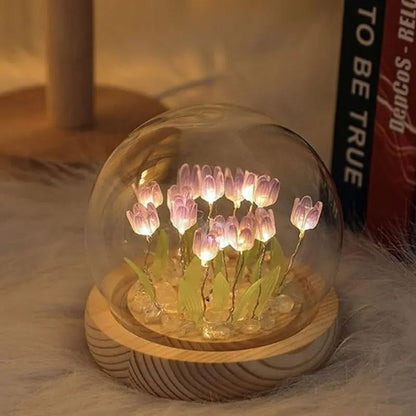 Lampe Fleur |  Tulipe - - Veilleuse de rêve | Veilleuse Fleurs | Tulipe Violet -  - #tag1# - #tag2# - #tag3# - #tag4#