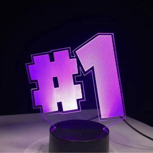 Lampe Fortnite 3D Victoire Royale #1 - Veilleuse de rêve