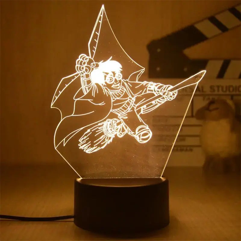 Lampe 3D Harry Potter sur Balais