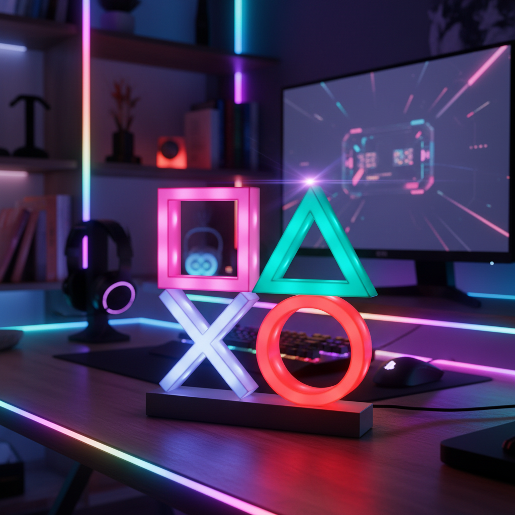 Lampe Icone Playstation XL Veilleuse de rêve