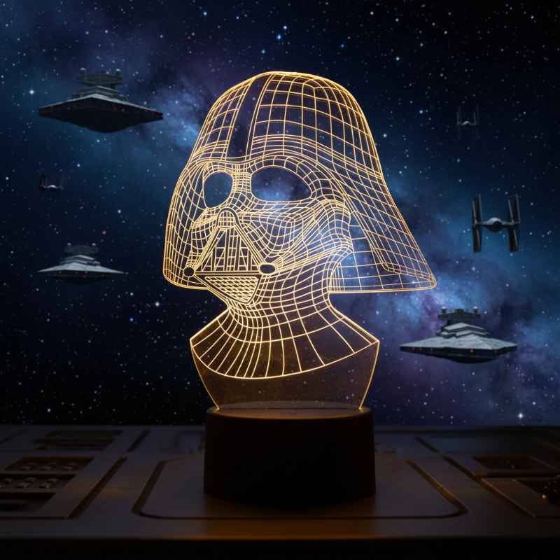 lampe bureau star wars 3D Dark Vador Veilleuse de rêve
