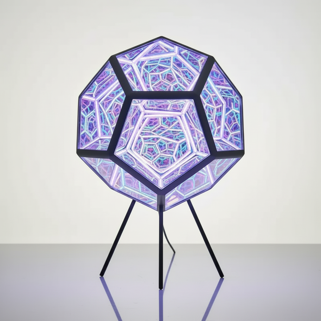 Lampe Infini Dodécaèdre Veilleuse de rêve