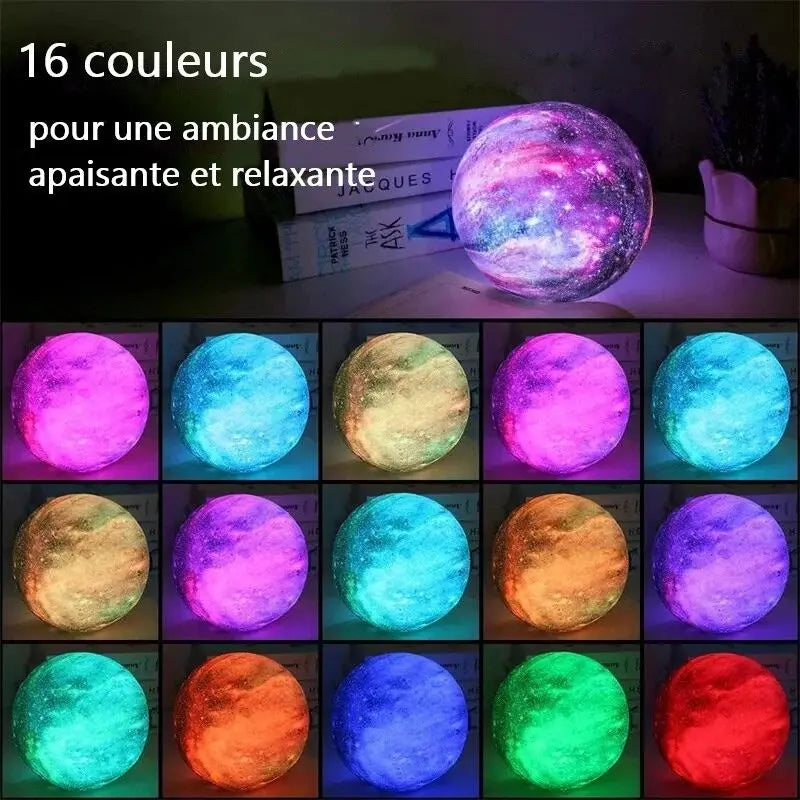 Lampe Galaxie | Boule à Poser Veilleuse de rêve