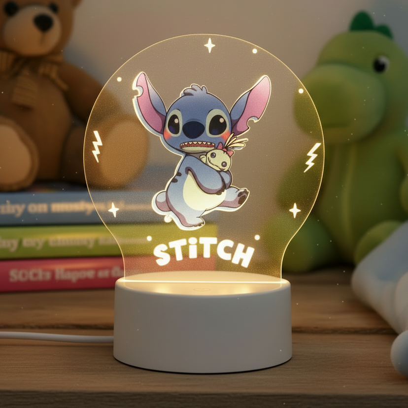 Lampe Led Stitch Qui Fait Peur