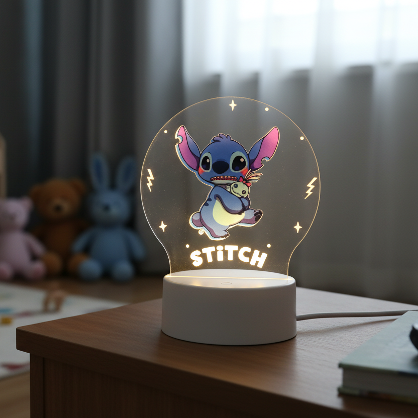 Lampe Led Stitch Qui Fait Peur