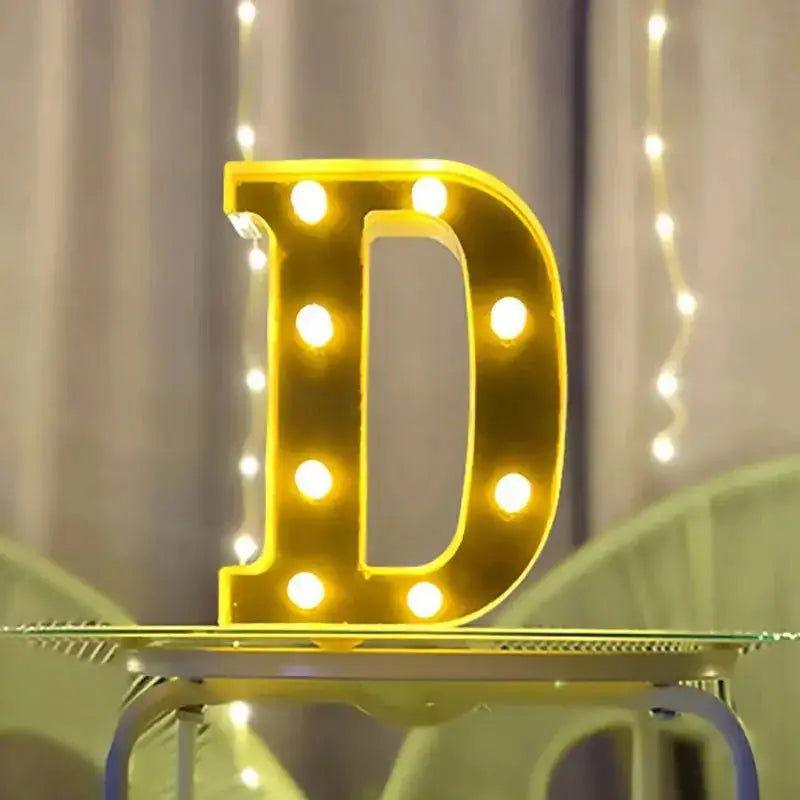 Lampe Lettre lumineuse - Veilleuse de rêve 