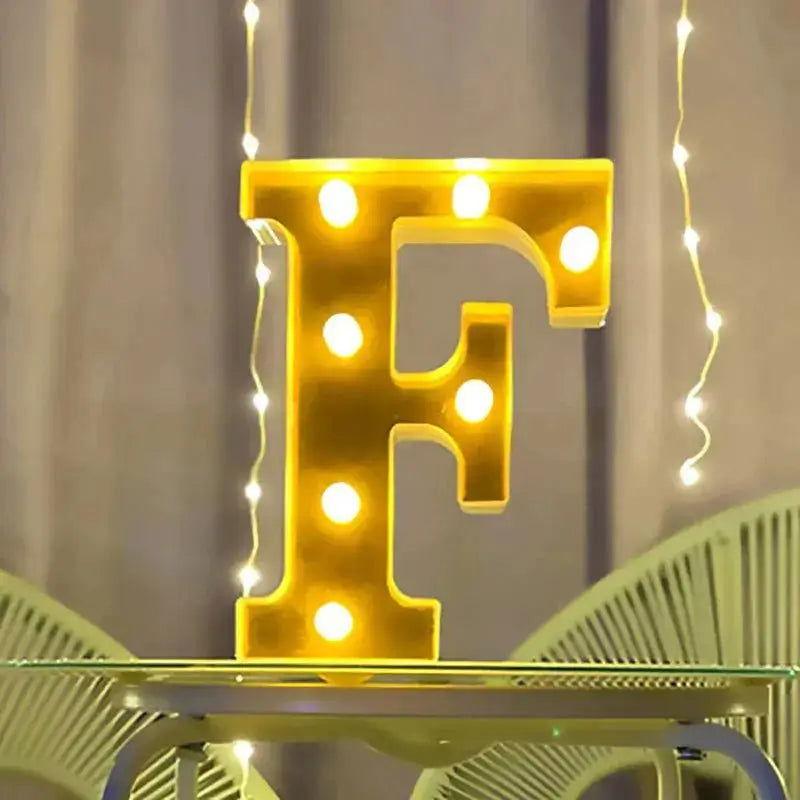 Lampe Lumineuse Lettre - Veilleuse de rêve 