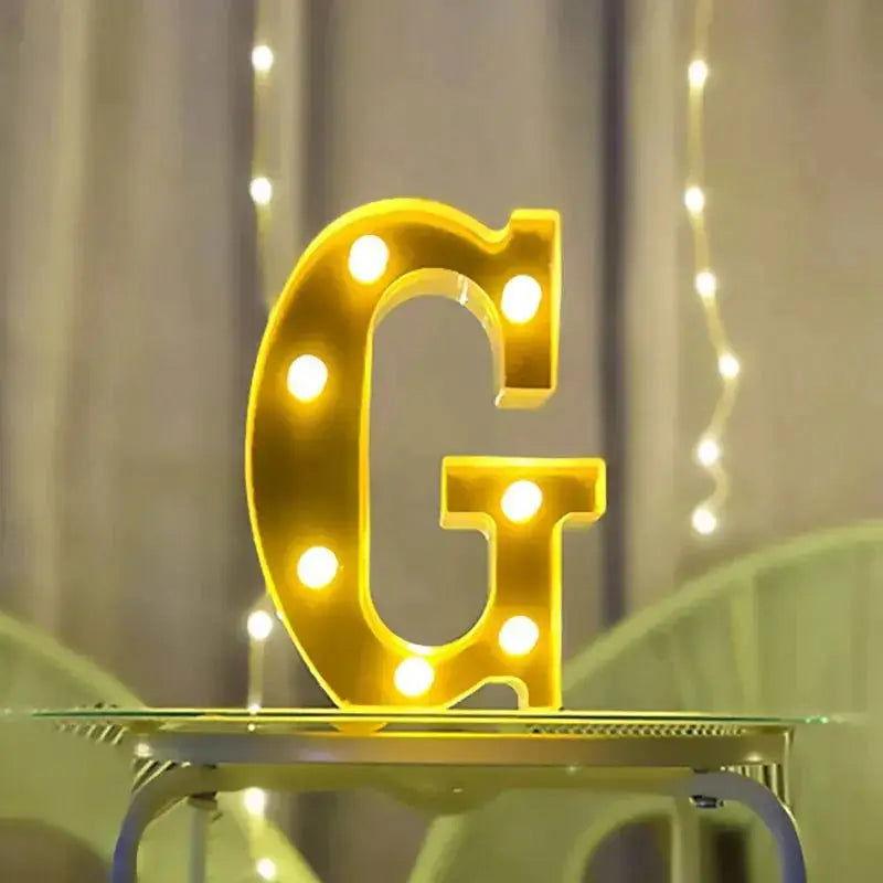 Lettre lumineuse led - Veilleuse de rêve 