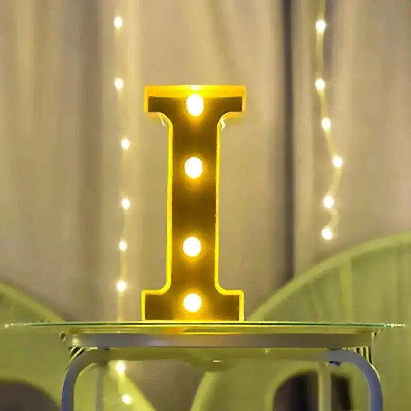 Lampe Lumineuse Lettre - Veilleuse de rêve 