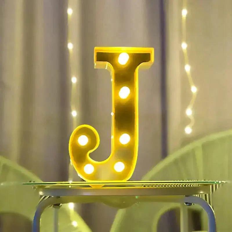 Lampe Lumineuse Lettre - Veilleuse de rêve 