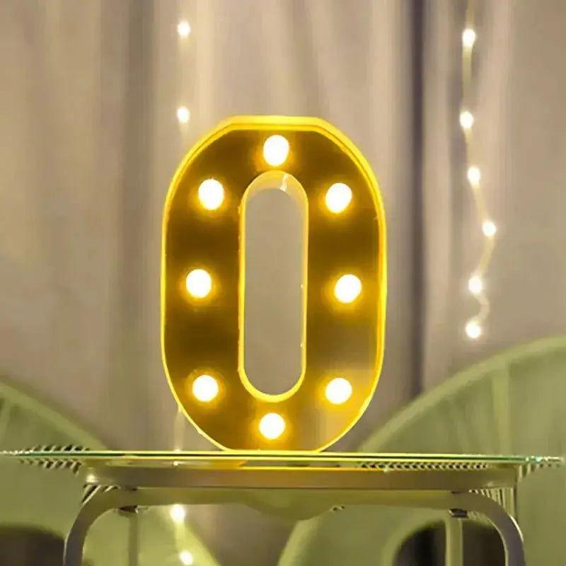 Lampe Lumineuse Lettre - Veilleuse de rêve 