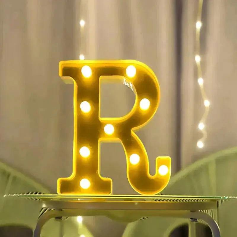 Lampe Lumineuse Lettre - Veilleuse de rêve 