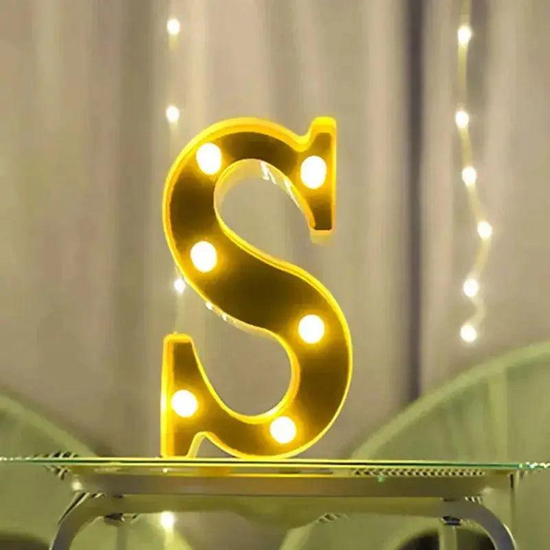 Lampe Lumineuse Lettre - Veilleuse de rêve 