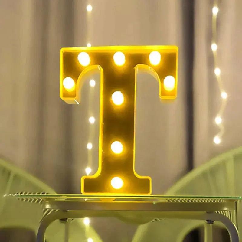 Lampe Lumineuse Lettre - Veilleuse de rêve 