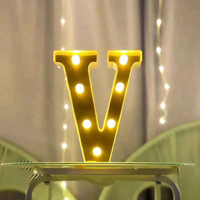 Lampe Lumineuse Lettre - Veilleuse de rêve 