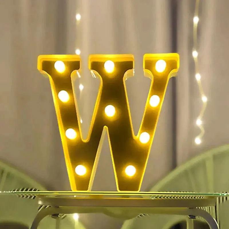 Lampe Lumineuse Lettre - Veilleuse de rêve 