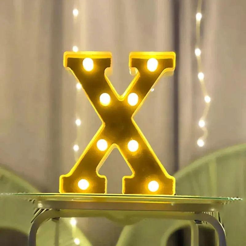 Lampe Lumineuse Lettre - Veilleuse de rêve 