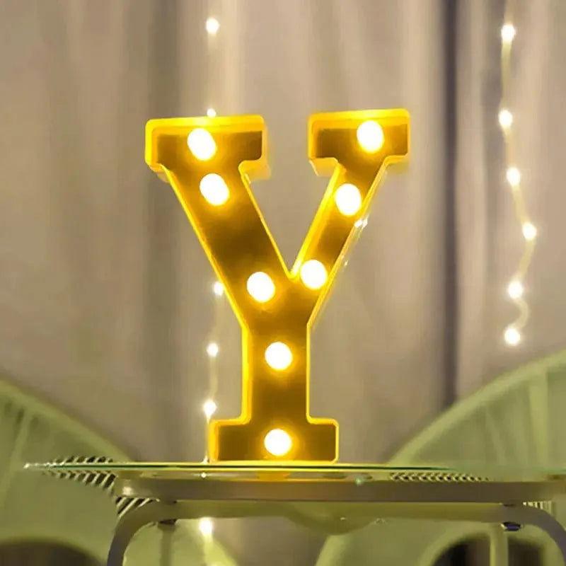 Lampe Lumineuse Lettre - Veilleuse de rêve 