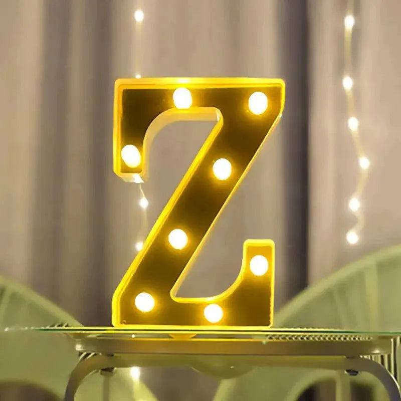 Lampe Lumineuse Lettre - Veilleuse de rêve 