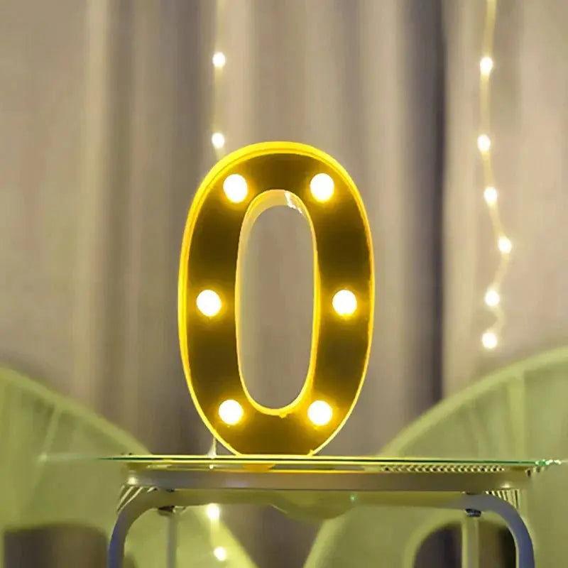 Lampe Lumineuse Lettre - Veilleuse de rêve 