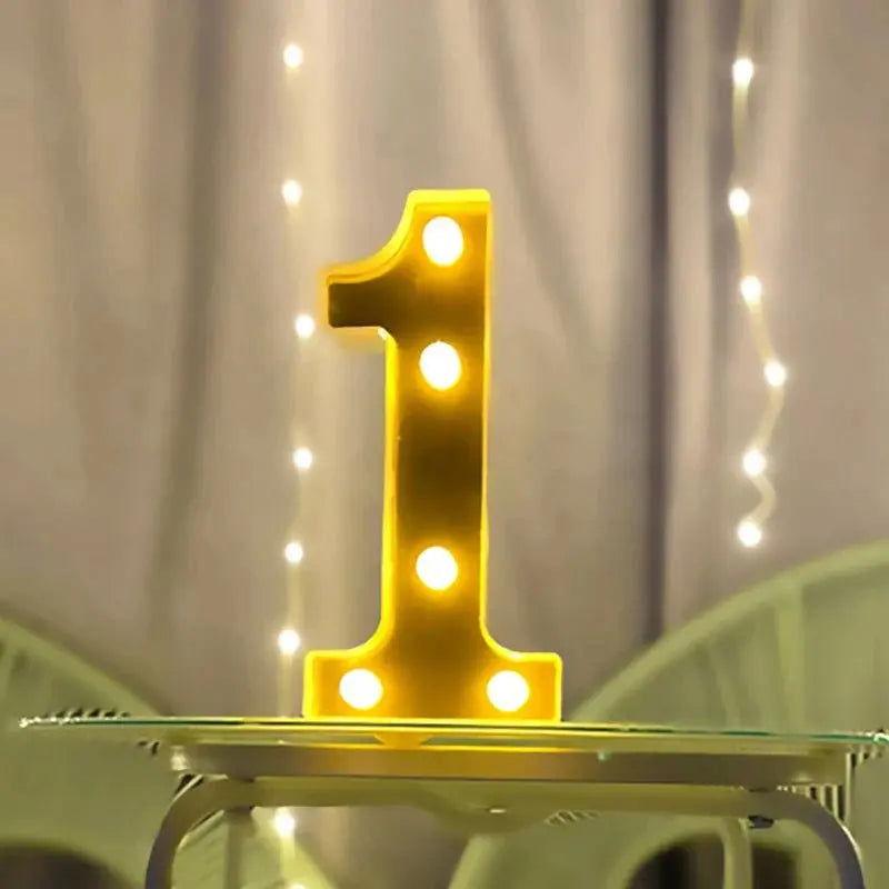 Lampe Lumineuse Lettre - Veilleuse de rêve 