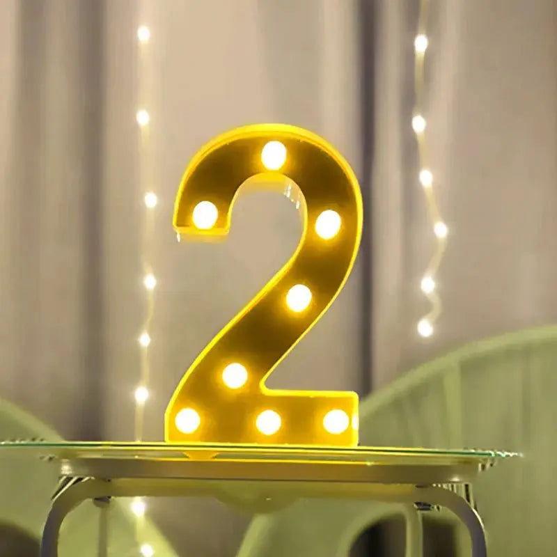 Lampe Lumineuse Lettre - Veilleuse de rêve 