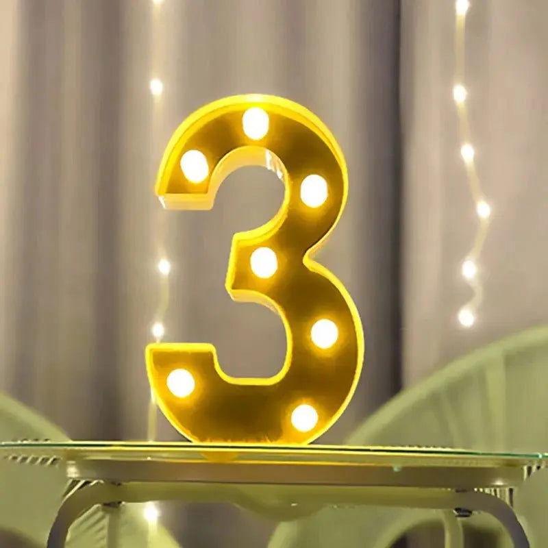 Lampe Lumineuse Lettre - Veilleuse de rêve 