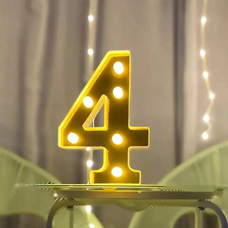 Lampe Lumineuse Lettre - Veilleuse de rêve 