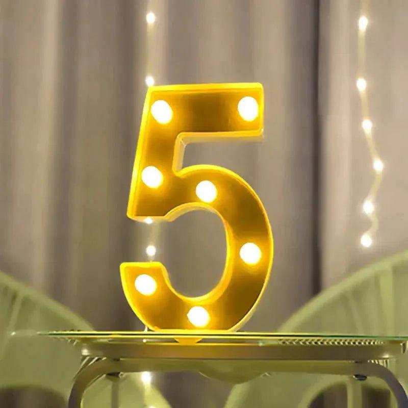 Lampe Lumineuse Lettre - Veilleuse de rêve 