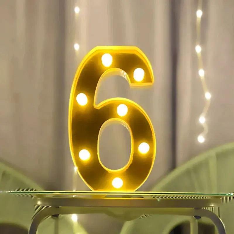 Lampe Lumineuse Lettre - Veilleuse de rêve 