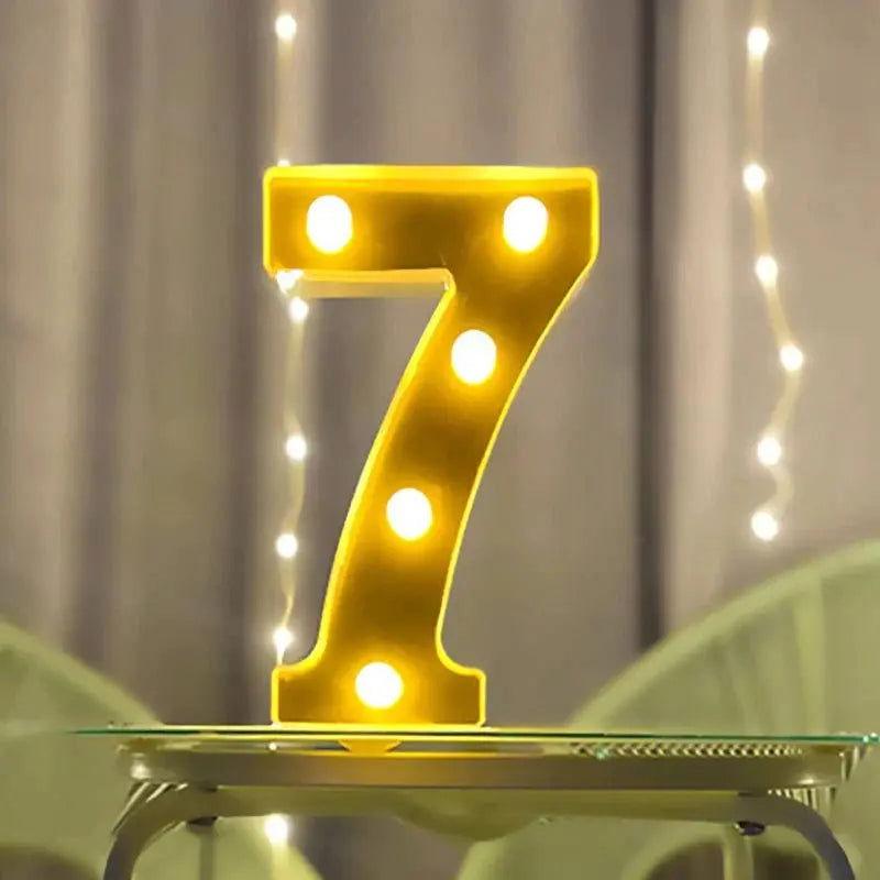 Lampe Lumineuse Lettre - Veilleuse de rêve 