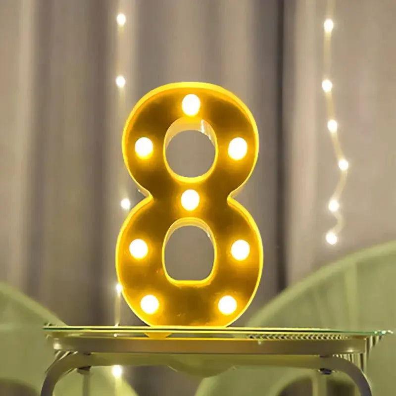 Lampe Lumineuse Lettre - Veilleuse de rêve 