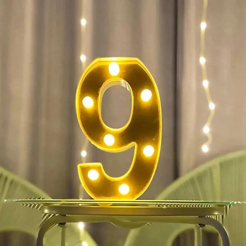 Lampe Lumineuse Lettre - Veilleuse de rêve 