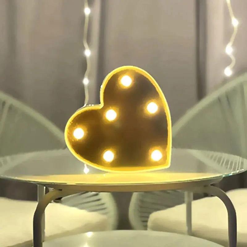 Lampe Lumineuse Lettre - Veilleuse de rêve 